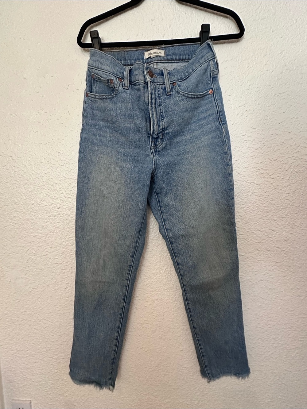 Madewell perfect vintage Jean Light Blue Straight Jeans